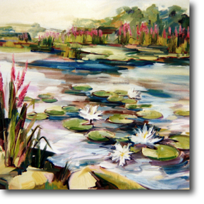Waterlilies at the Mill Pond
24 x 30